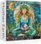 Stained Glass Mother Earth Puzzles for Adults 1000 Pieces, Nature Plant Jigsaw Puzzles, Hard Mother Love Decor