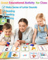 Gojmzo CVC Word Writing & Spelling Flash Cards, Preschool Learning Activities for Kindergarten Homeschool Supplies
