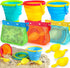 TOY Life Collapsible Beach Bucket Toys for Kids Beach Essentials with Portable