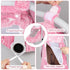 2 Car Seat Cover Baby Girls Boys, Soft Flannel Infant Carseat Cover with Zipper Windows, Star Carrier Cover Canopy Glow