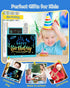 TEKFUN LCD Writing Tablet Doodle Board - 16 Inch Colorful Drawing Pad for Kids, Blue