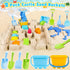 Oisacirg 3-10 Beach Toys for Kids Toddlers, Sand Castle Toys with Bucket, Water Wheel, Long Shovel, Dinosaur Travel