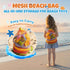 Cozycharm Set 3 3 3 9 Backpack Summer Beach Sand Toys for Toddlers, Portable Travel Beach Toys with Collapsible