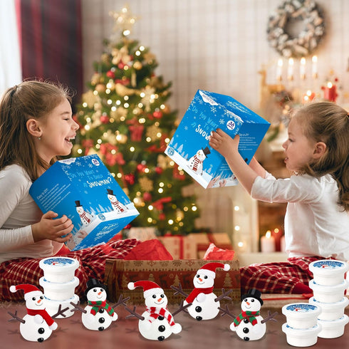 36 Pack Stocking Stuffers for Kids,Christmas Crafts for Kids Bulk,Build a Snowman Crafts Kit Modeling Clay