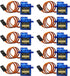 10Pcs SG90 9g Micro Servos for RC Robot Helicopter Airplane Controls, Car Boat