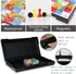 Set (9.75 Inches) KIDAMI Magnetic Snakes and Ladders Game with Storage Box, Folding Design and Light-Weight, Gift