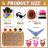36 Set Summer Sosation Cowboy Rubber Duck Mini Yellow Duckies Bath Toy Tiny Ducks Bathtub Toy with Cowboy Hat Paisley