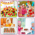 50 2 Inch Geosar Pcs Strawberry Stress Balls Mini Foam Strawberry Stretchy Toys Fruit Party Favor Stress Relief Fidget