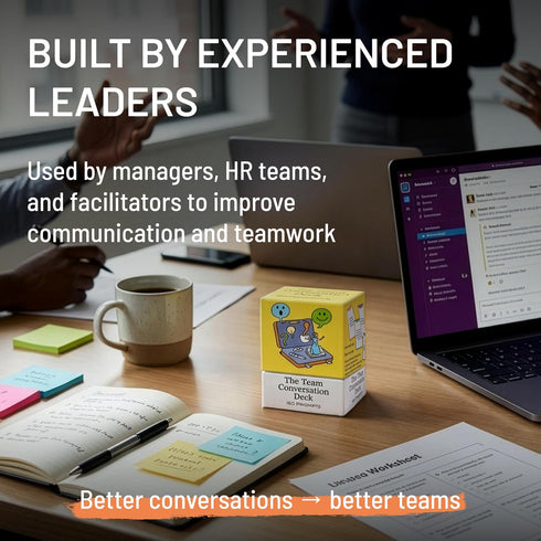160 4 1-on-1s Team Building Cards for Managers - Build Trust & Improve Team Performance - Categories from Light