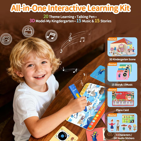 3-5, 4-8, Interactive Search and Find Activity Books for Kids Ages Toddler Travel Games Toys for Car Airplane, Road
