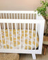2 Pack Crib Sheets Neutral - Fitted Baby Crib Sheets Bed for Girl Boy - Standard & Toddler Mattress (Poppy Fields)
