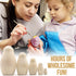 AEVVV Blank Russian Nesting Dolls Set - 5 pcs Unpainted Dolls for DIY Gift & Painting