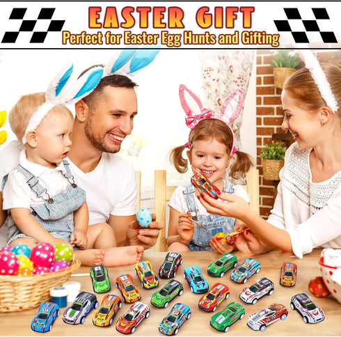 DERTE 140 Pieces Pull Back Cars for Kids Mini Car Toys Bulk Metal Race Vehicles Party Favors Goodie Bag Stuffers