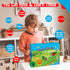 Preschool Busy Book, 30 Themes Activities, Montessori Learning Toy for Alphabet/Numbers/Shapes for Boys & Girls
