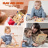 19 1 2 3 1 2 3 Busy Board with LED Light Switches, Montessori Toys for Years Old, Wooden Sensory Board, Toddlers