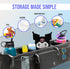 Cozee & Co. GT2 Double Stroller Organizer for Bob Duallie and Baby Jogger City Mini - Double Parent Stroller Caddy