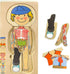 Kidzlane Boy Wooden My Body Puzzle, 29 Piece Boys Anatomy Puzzle for Kids Ages 3+