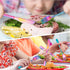 LIANYU 9-Piece Rainbow Kids Silverware Set, Stainless Steel Toddler Utensils, Knife Fork Spoon, Dishwasher Safe