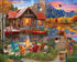 White Mountain Puzzles Family Retreat - 1000 Piece Jigsaw Puzzle