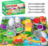 DOLIVE Dinosaur Playdough Sets for Kids Ages 3-5, 5 Dino 3D Toys
