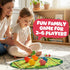 SkilLify 3-7, 2-6 Run Piggy Cooperative Board Game, Adorable Family Dice Game for Kids Ages Color Matching Board Game