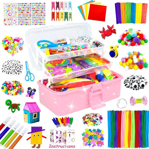 3000 Arts and Crafts Supplies for Kids Craft Kit All in 3