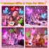 6 4-6, 360 Onefire Girls Toys for Girl Gifts, Films Light Projector Unicorn Toys for Girls Age Rechargeable Night