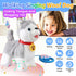 Marsjoy Husky Walking Barking Dog for Kids Interactive Musical Puppy Robot Repeats What You Say, Realistic Licking