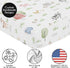 Sweet Jojo Designs Fitted Baby Crib Sheets (Farm Animals) - Standard Size for Boys or Girls, Infant Nursery, Toddler