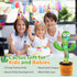 Dancing Talking Cactus Toy, Toddler Gift, Singing & Mimicking Cactus Toy, Rechargeable Baby Toy