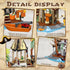 NERCISU Sets 8-12 (533 Pirate Skull Island Building Toys with Pirate Ship, Skeleton, Prison, Cannon, Sailing Adventure