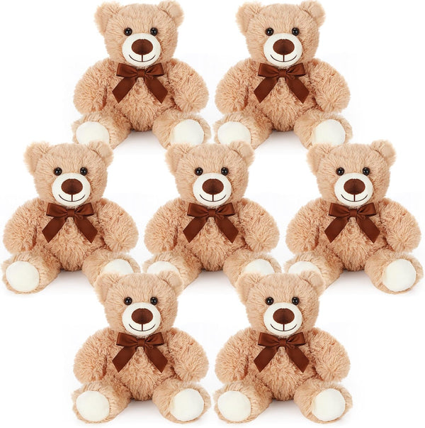 Zomiboo 7 Packs Plush Bear Stuffed Animals Plush Soft Cute Stuffed Dolls