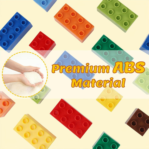 115 3+, Playset PCS Large Building Blocks, Educational STEM Toys for Kids Ages Creative Construction for Preschool