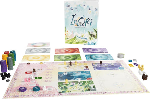 10+, 2-4 40 Inori Board Game - Cooperative and Competitive Worker Placement Strategy Game, Fun Family Game for Kids