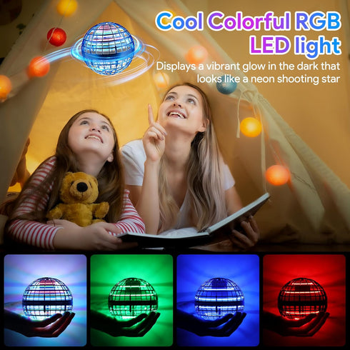 Flying Orb Ball Toys 2024, Soaring Hover Boomerang Spinner Mini Drone for Kids and Adults Outdoor Fly Toy