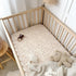 2 Pack 52"x28" BuLuTu Muslin Crib Sheets for Standard Crib Mattress, Cute Rabbit Print Fitted Crib Sheets for Boys