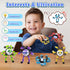 2 8-12 PCS Transformable Fidget Spinners Toys for Kids and Adults Stress Relief Autism Sensory Toy for Boys Teens