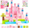 Magnetic Blocks Building Toys - Princess Castle Collection, Birthday Gifts for Kids 3-8, Montessori STEM Outdoor Toys