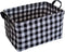 KUNRO Rectangle Toy Bin Waterproof Storage Organizer for Nursery Hamper, Kids Bedroom Laundry Baby Gift Shelf Baskets