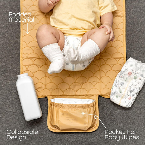 Otami Diaper Changing Pad for Babies | Machine Washable Changing Pad Cover for Infants | Lightweight Travel Portable