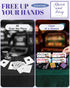 Playing Card Holder for Bingo Pull Tabs Card Holders for Canasta Poker Bridge Cards Bingo Card Holder for Pull Tabs Gambling Tickets Casino Bingo Game Accessories Gifts Prizes for Bingo Lovers Players