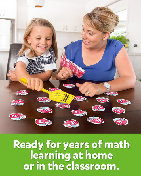 Counting 1st 2nd 3rd Coogam Math Game, Math Manipulative Learning Swat The Fly Cards, Practice with Addition