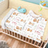 Novusopt Monogrammed Personalized Baby Lion Custom Blanket with Floral Design Receiving Blanket for Newborn Girls