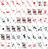 Kawaii Cat Playing Cards, 54 Different Pattern Cards for Party, Casual Games, Gift Collection, 2 Deck 3.5 × 4.5 inches