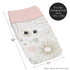Sweet Jojo Designs Star and Moon Girl Baby Changing Pad Cover Infant Newborn Diaper Table Change Mat Sheet - Blush Pink