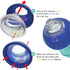 Nuby Clik-It Soft Spout No-Spill Easy Grip Sippy Cup for Boys - 10 Oz (3-Pack) - 6+ Months