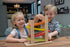 Jr. Ramp Racer Race Track for Toddlers with 4 Wood Cars, Race Car Ramp Set