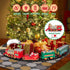 Set, Set Sets 3 4 5 6 7 8 BainGesk Train Christmas Train with Steam, Light and Sounds, Train for Under Christmas Tree