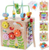 Wooden Activity Cube | Montessori Toys for 1 2 3 Year Old