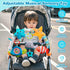 0-6-12 Jollybaby Musical Bassinet Stroller Crib Mobile Toy for Baby Months, Infant Clip On Arch Hanging Toy with Music